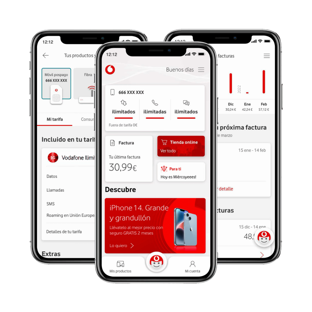App Mi Vodafone Gestionar tus productos y servicios nunca fue tan fácil